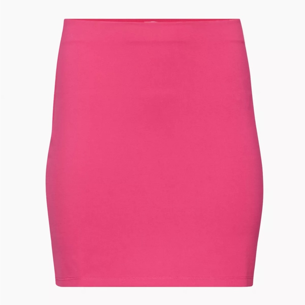 Aritzia Sun-Deh Sunday pink polo High-rise mini skirt set